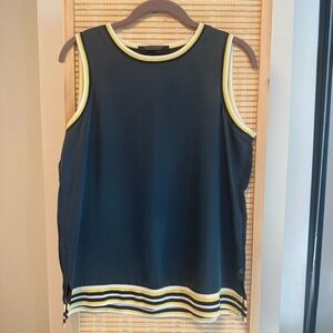 Scotch & Soda Jersey Tank Stylish Sleeveless Top with Striped Trim Size M